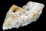 Quartz on Chrysocolla & Calcite - Peru #98097-2